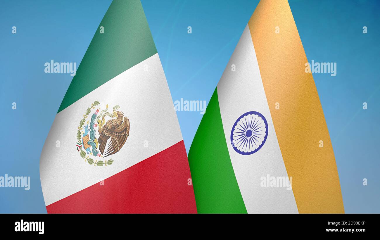 Mexico india flag hi-res stock photography and images - Alamy