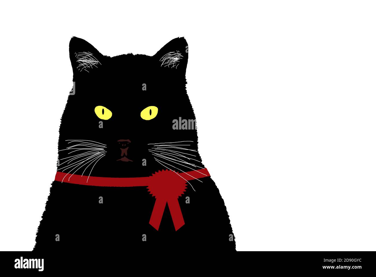 Black cat red collar hires stock photography and images Alamy