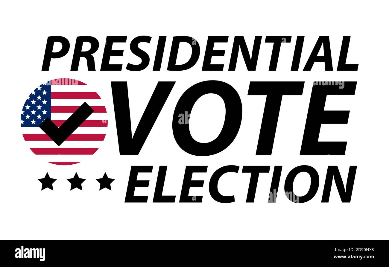 United States of America Presidential Election Background. Illustration