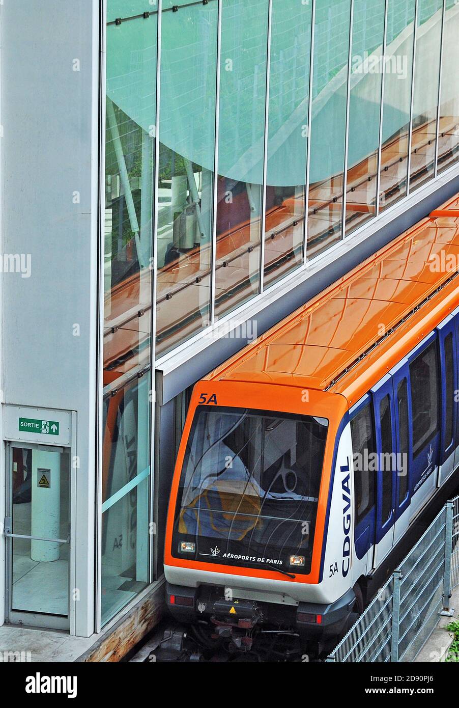 CDGVAL shuttle train, Roissy Charles de Gaulle international airport