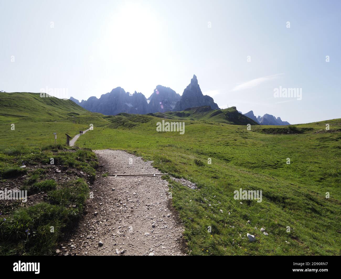 mountain road in the natural park of the dolomites Stock Photo - Alamy