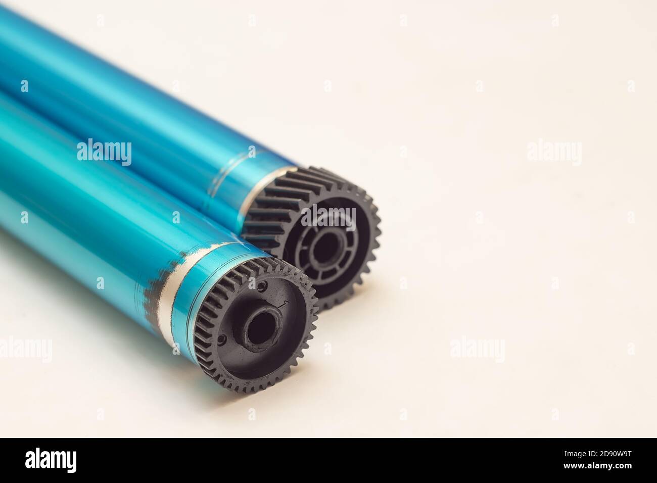 worn out with defects selenium layer of organic photoreceptors of laser