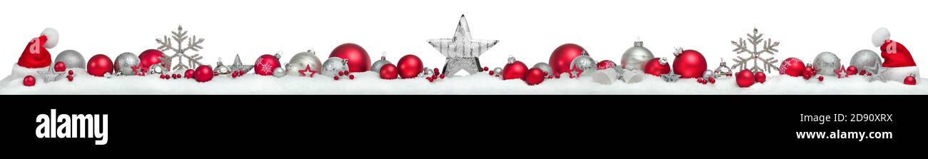 Christmas border banner wide hi-res stock photography and images - Alamy