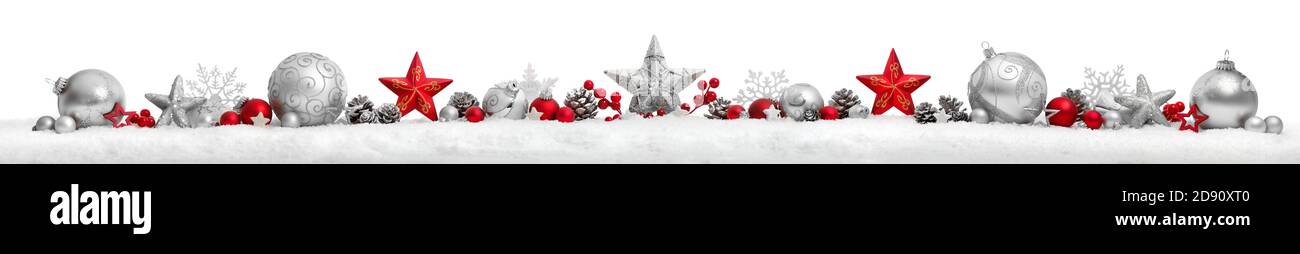 Christmas border banner wide hi-res stock photography and images - Alamy