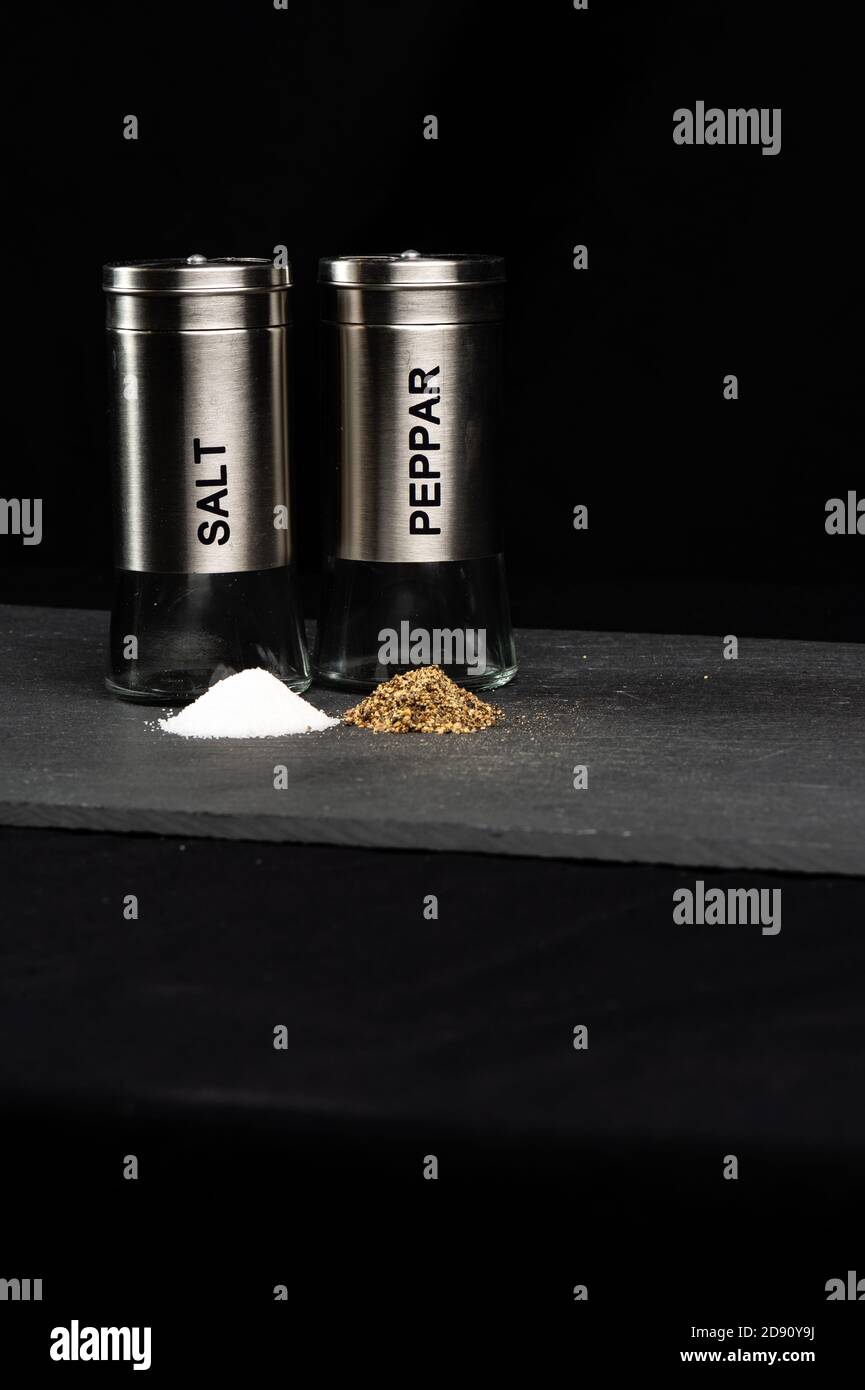 use salt and pepper for spice up food and put same flavor on the food