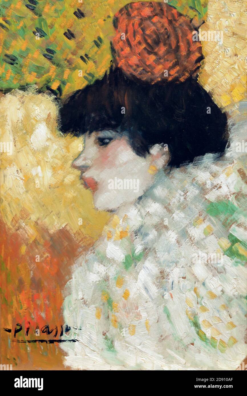 Girl in Profile, Pablo Picasso, 1901, Metropolitan Museum of Art ...