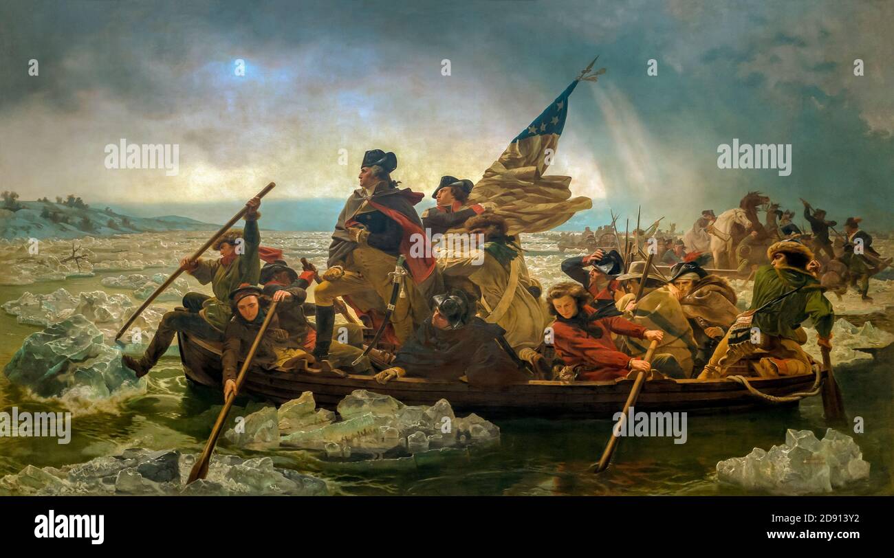 Washington Crossing The Delaware Emanuel Leutze 1851 Metropolitan 