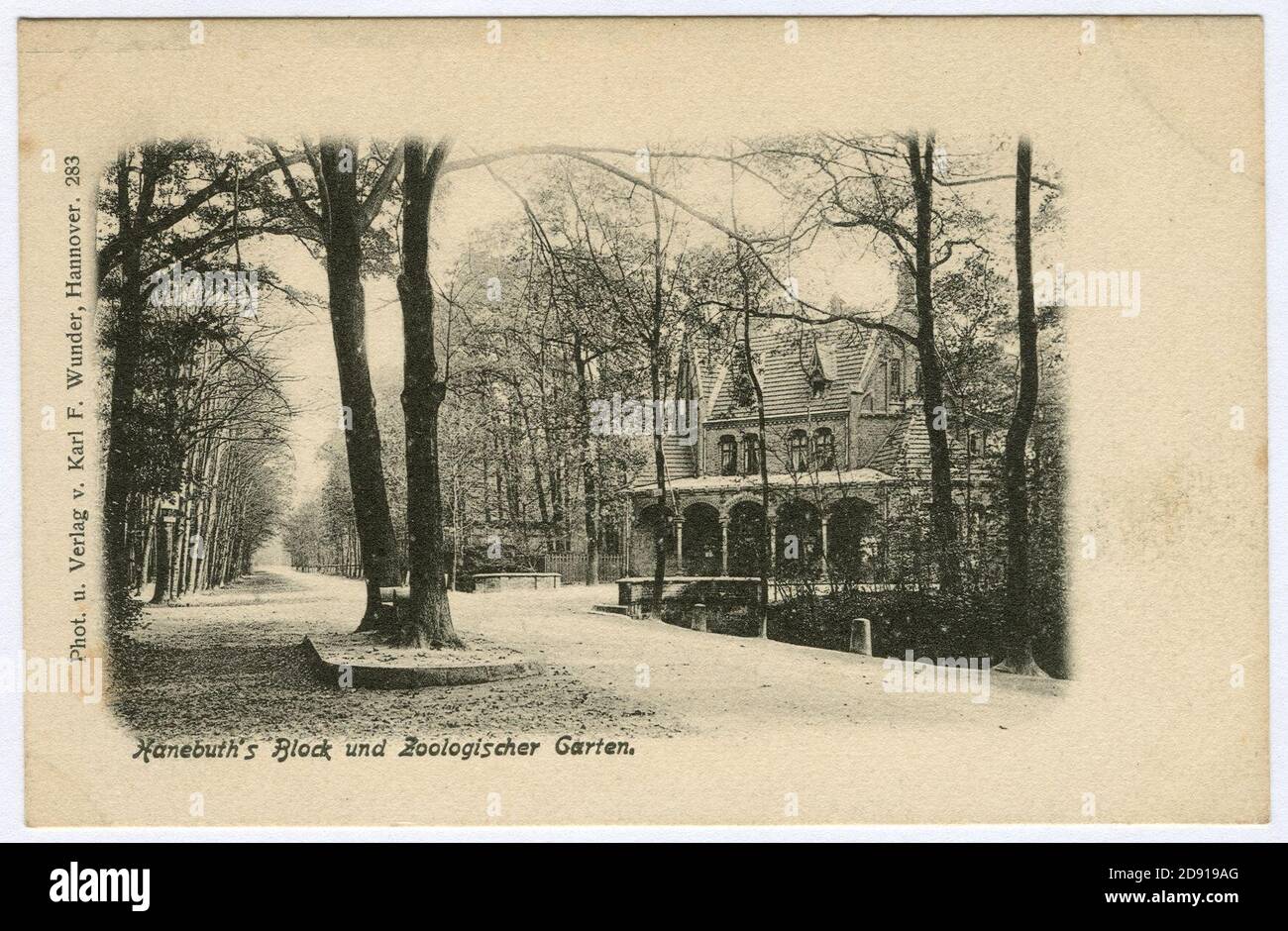 Karl F. Wunder PC 0283 Hanebuth's Block und Zoologischer Garten Stock