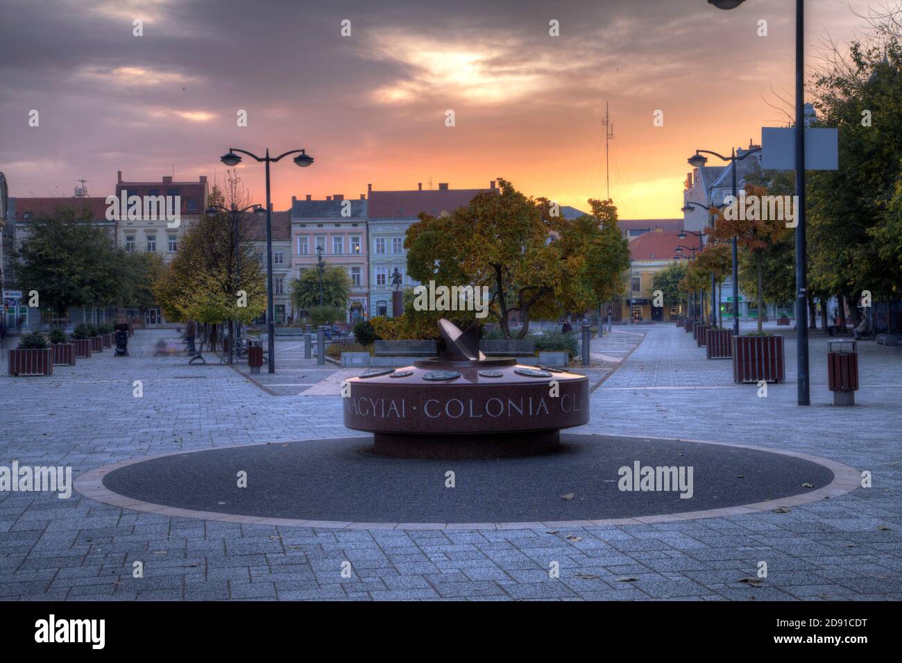 The town Szombathely in Hungary close to the german border Stock Photo