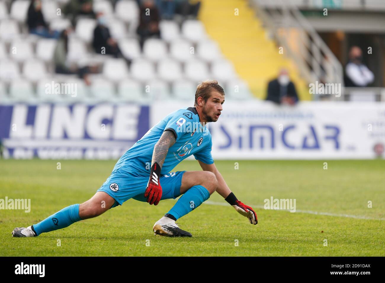 Ivan PROVEDEL (Spezia Calcio) during Spezia Calcio vs Juventus FC, Italian soccer Serie A match, cesena, Italy, 01 Nov 2020 Credit: LM/Francesco Scacc Stock Photo