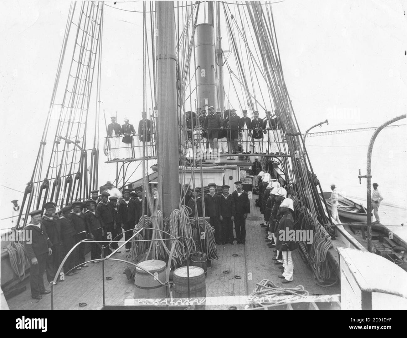 Kalakaua on the Kaimiloa Stock Photo Alamy