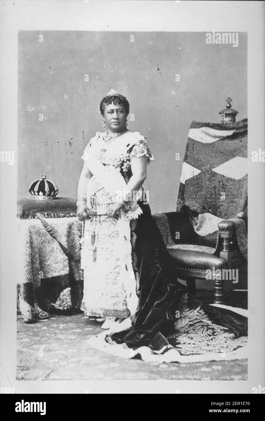Kapiolani with Crown Stock Photo Alamy