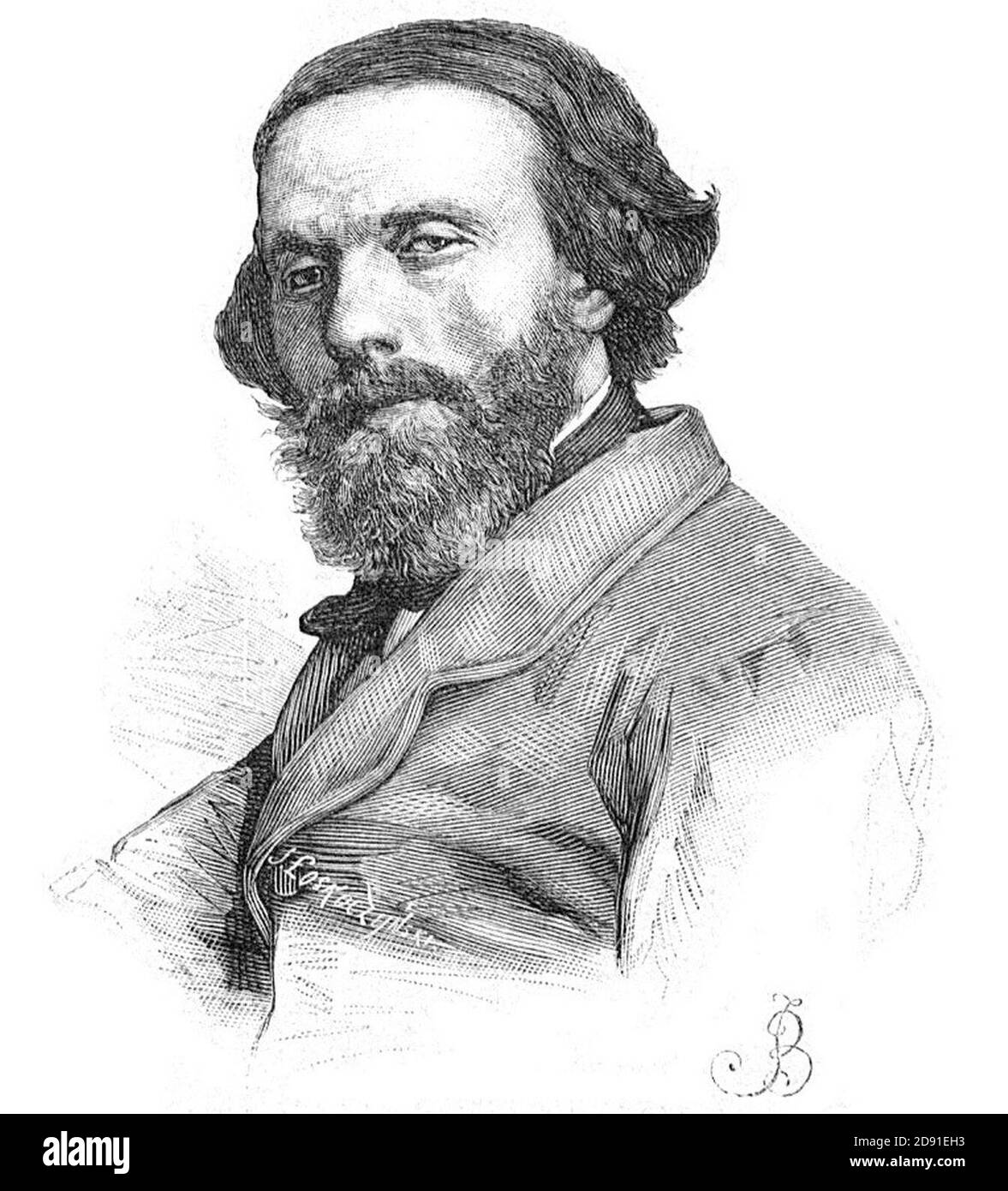 Józef Łoskoczyński Cyprian Norwid (grayscale Stock Photo Alamy