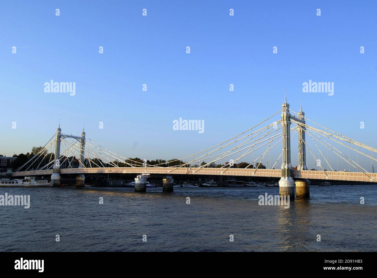 Victorian Prince Albert Bridge Stock Photo - Alamy
