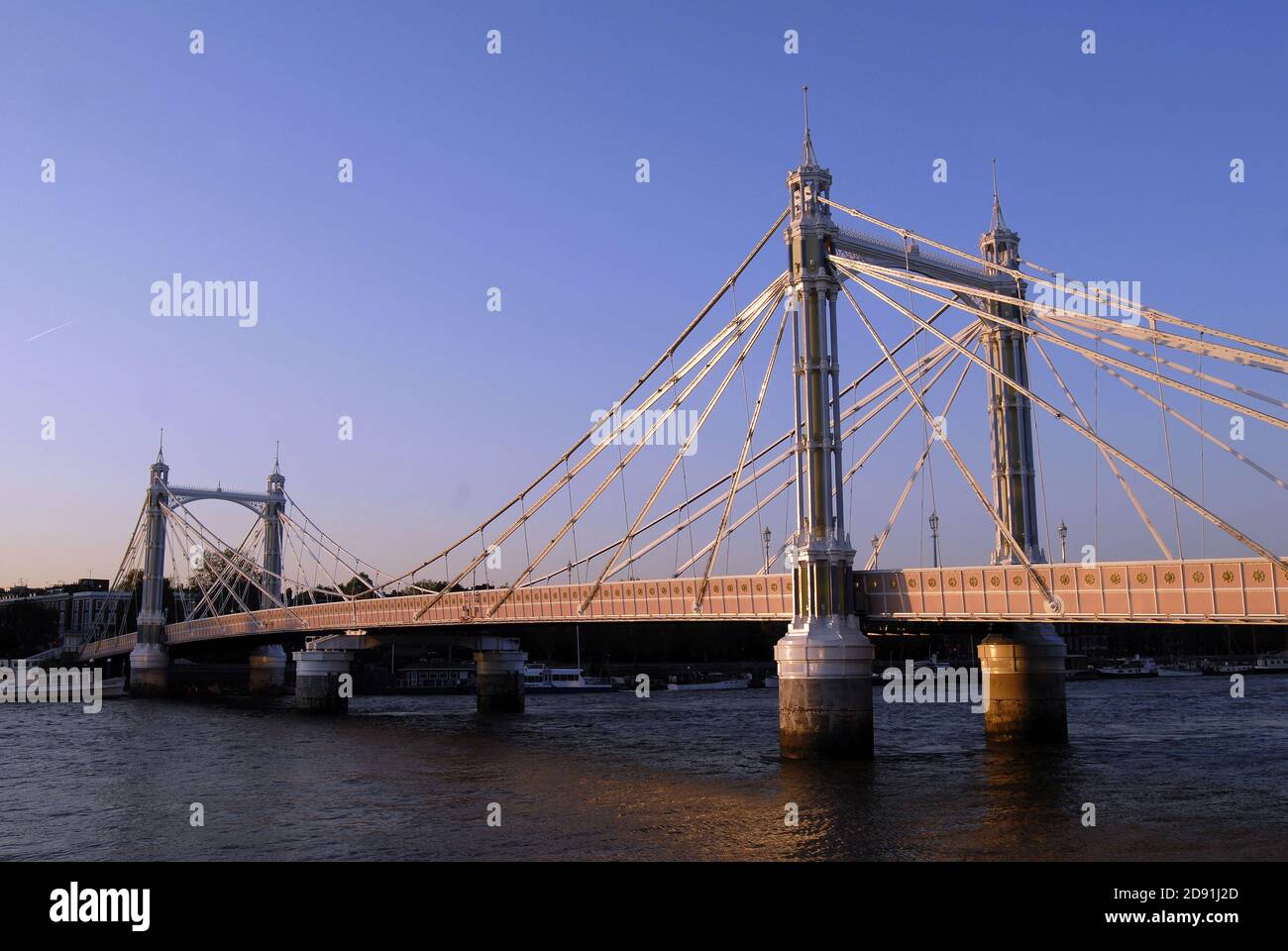 Victorian Prince Albert Bridge Stock Photo - Alamy