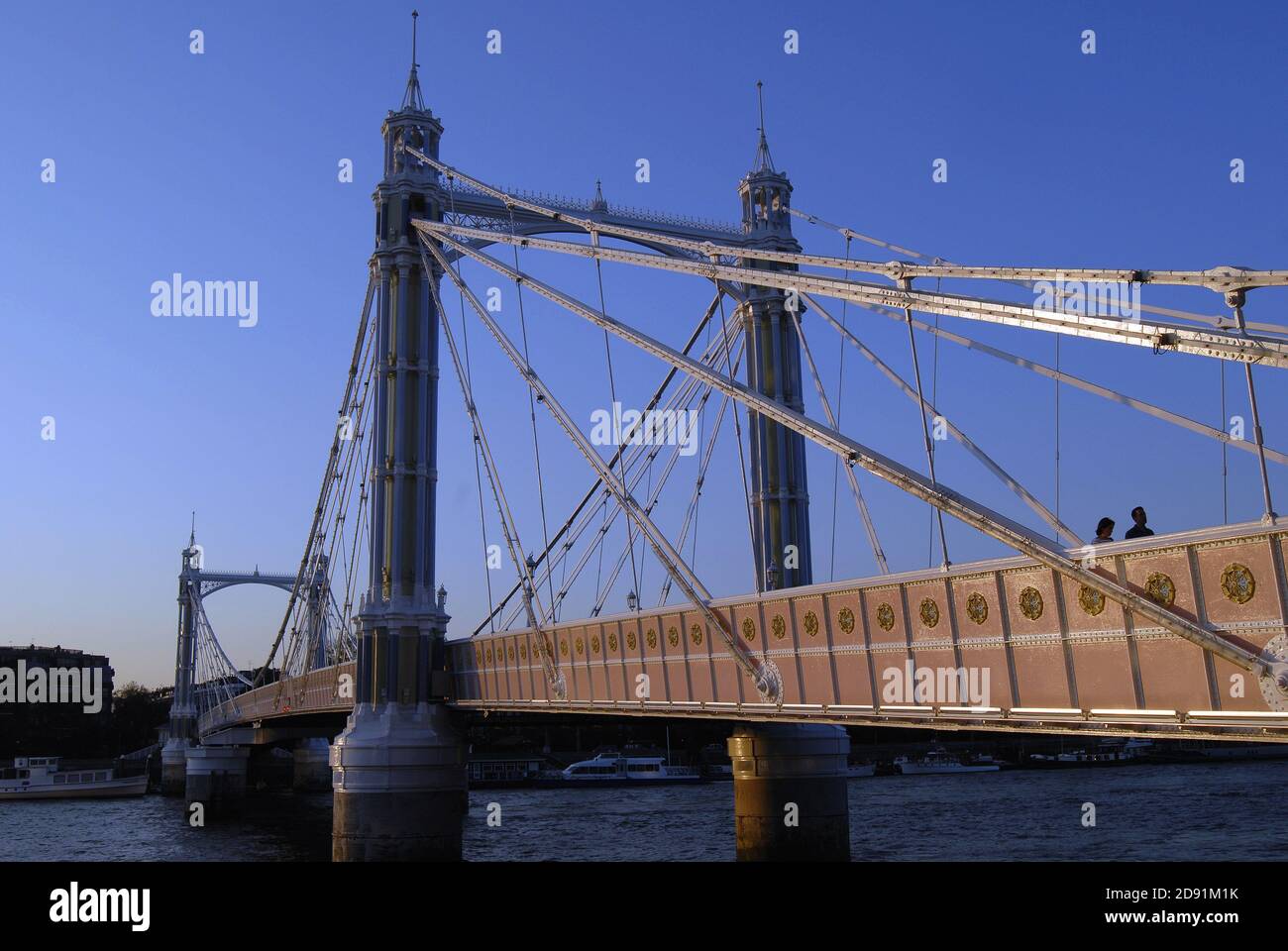 Victorian Prince Albert Bridge Stock Photo - Alamy