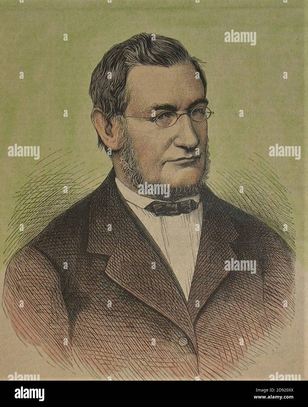 Julius Robert von Mayer 1878. Stock Photo