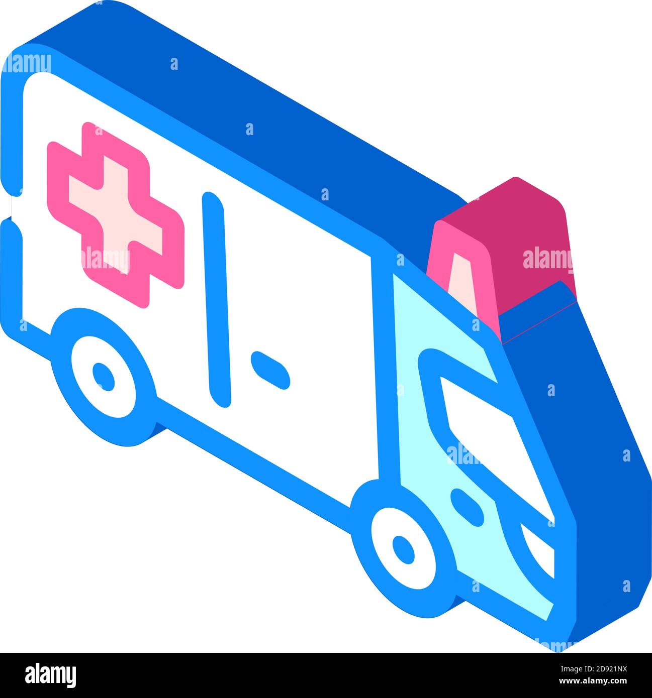 ambulance car isometric icon vector illustration sign Stock Vector ...