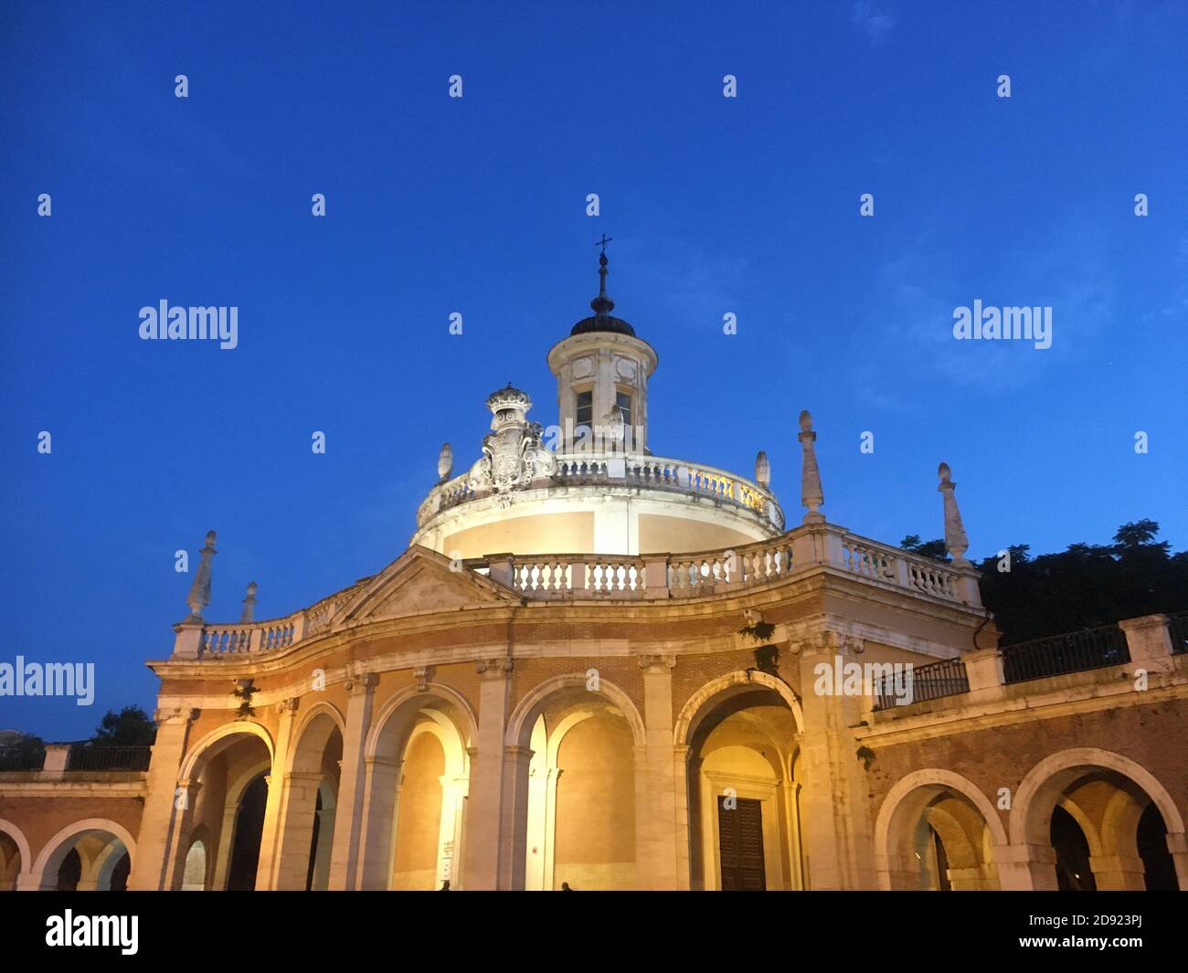 The church of San Antonio de Aranjuez is a temple of Baroque conception. Stock Photo