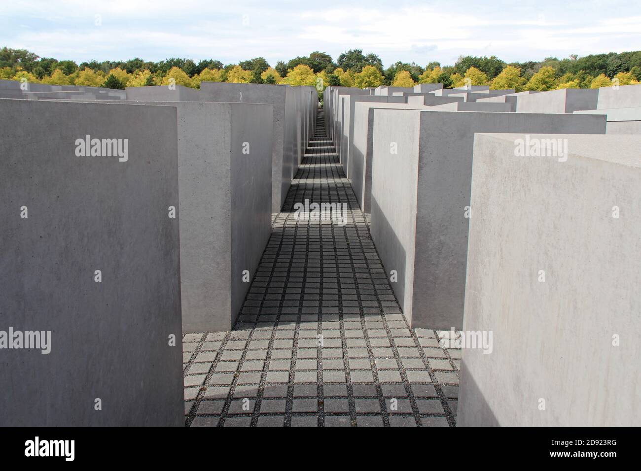 memorial of the jewish victims of the shoah in berlin (germany) Stock Photo
