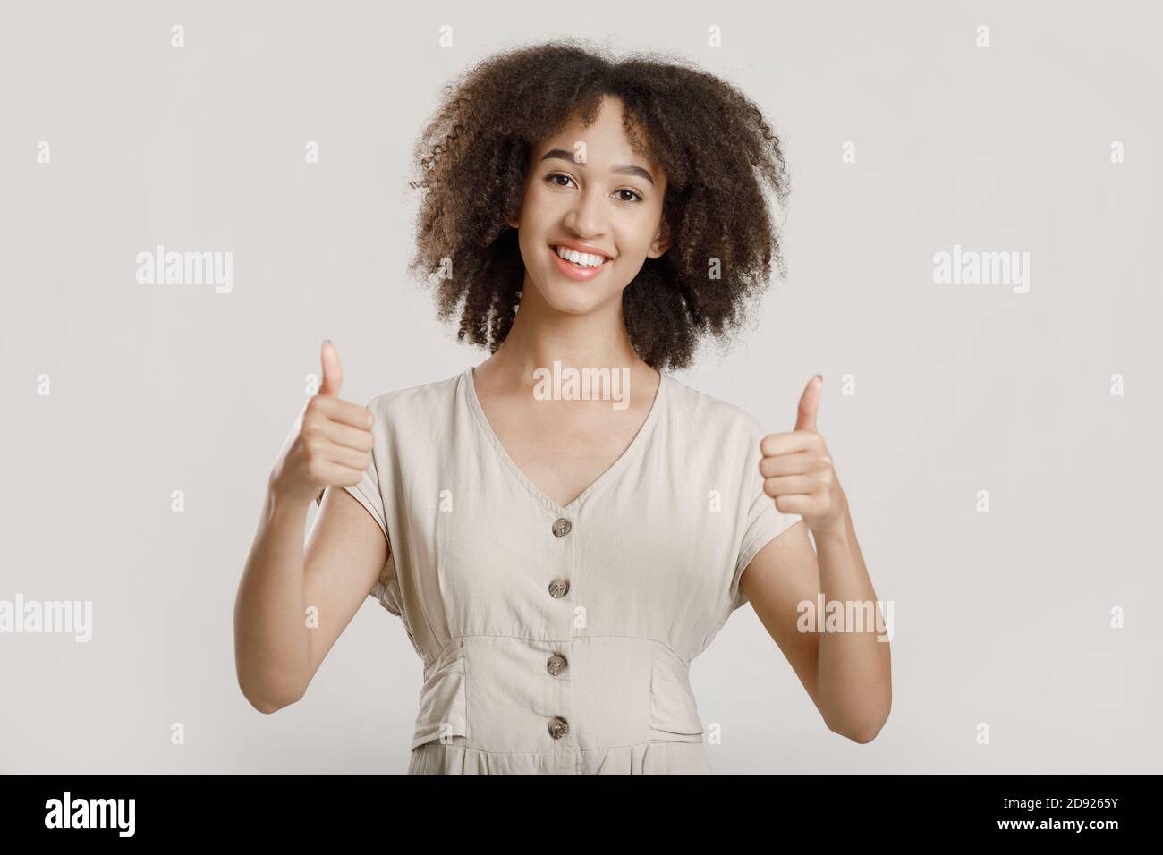 Great result, good choice and cool mood Stock Photo