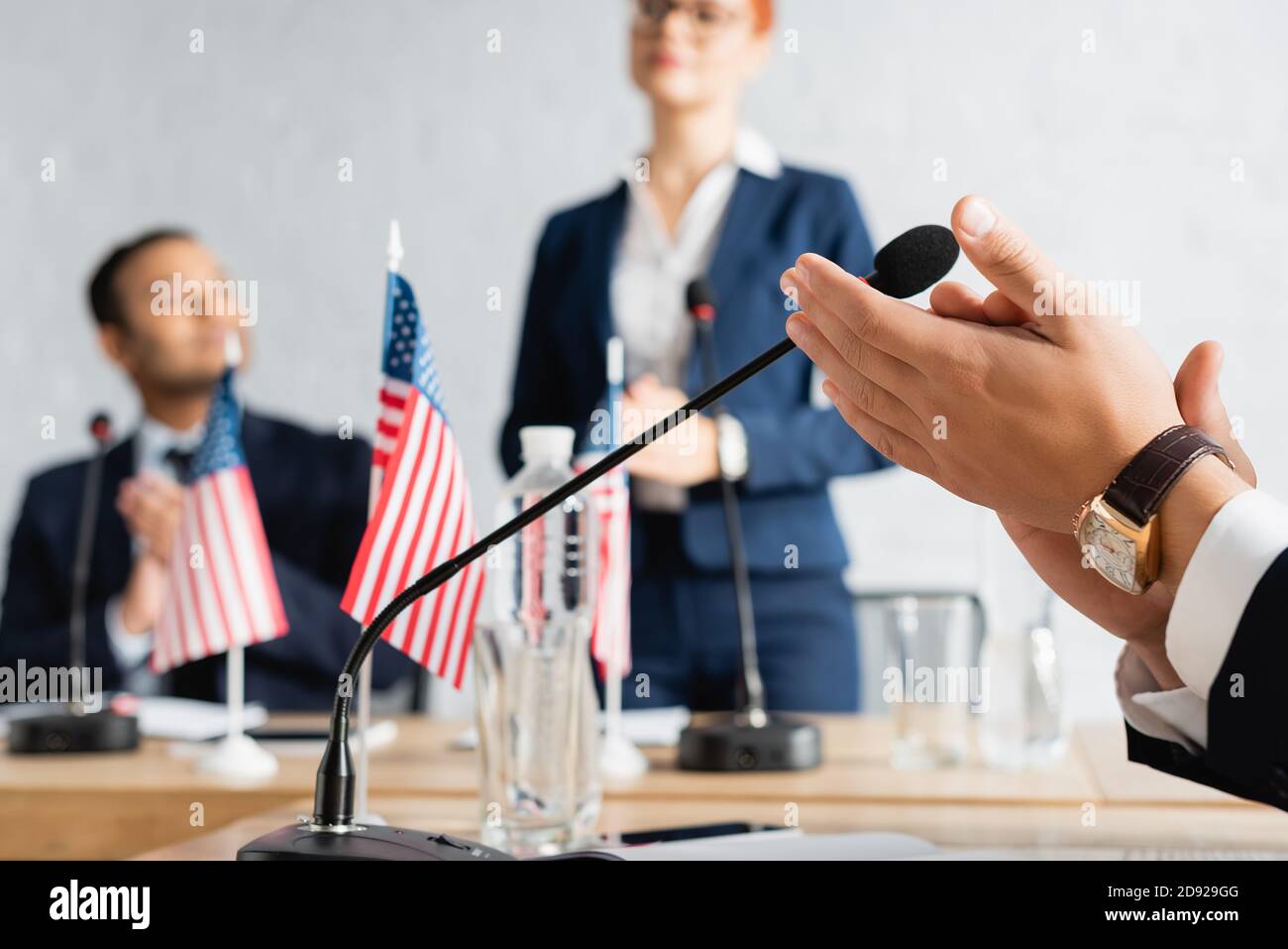Boardroom blurred people hi-res stock photography and images - Alamy