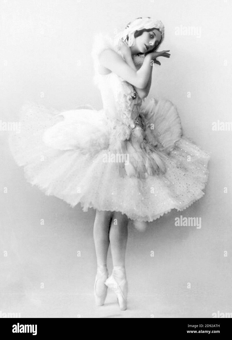 Anna Pavlova in The Dying Swan, c.1905 Stock Photo