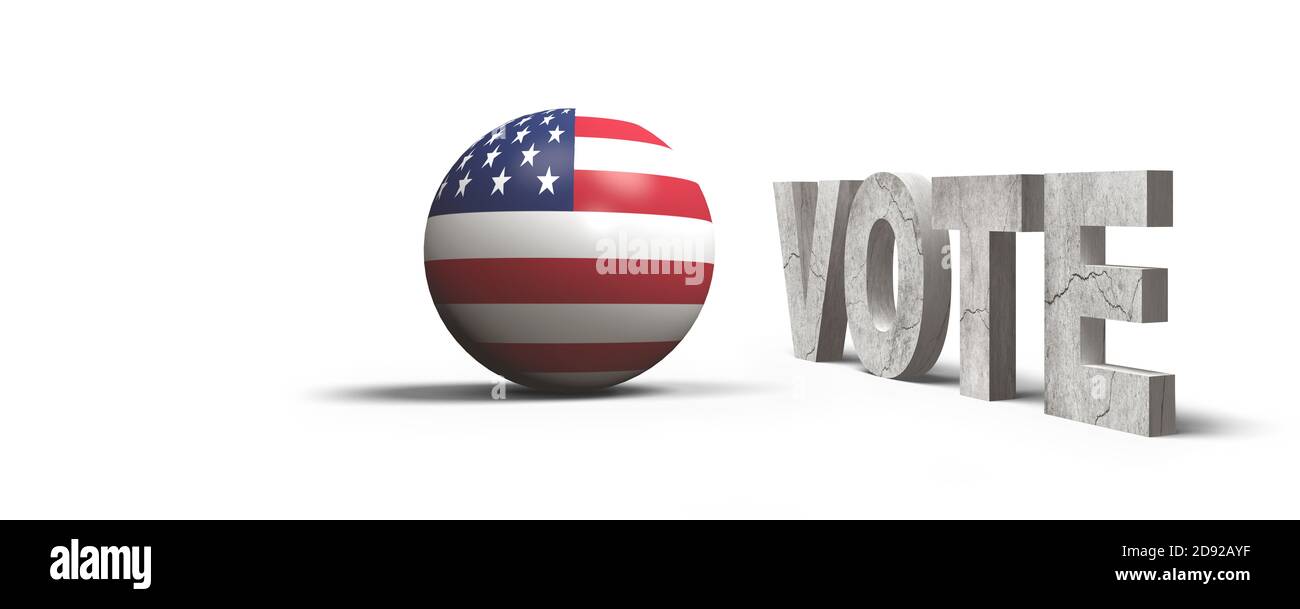 Elections and debates. Every vote matters concept Stock Photo