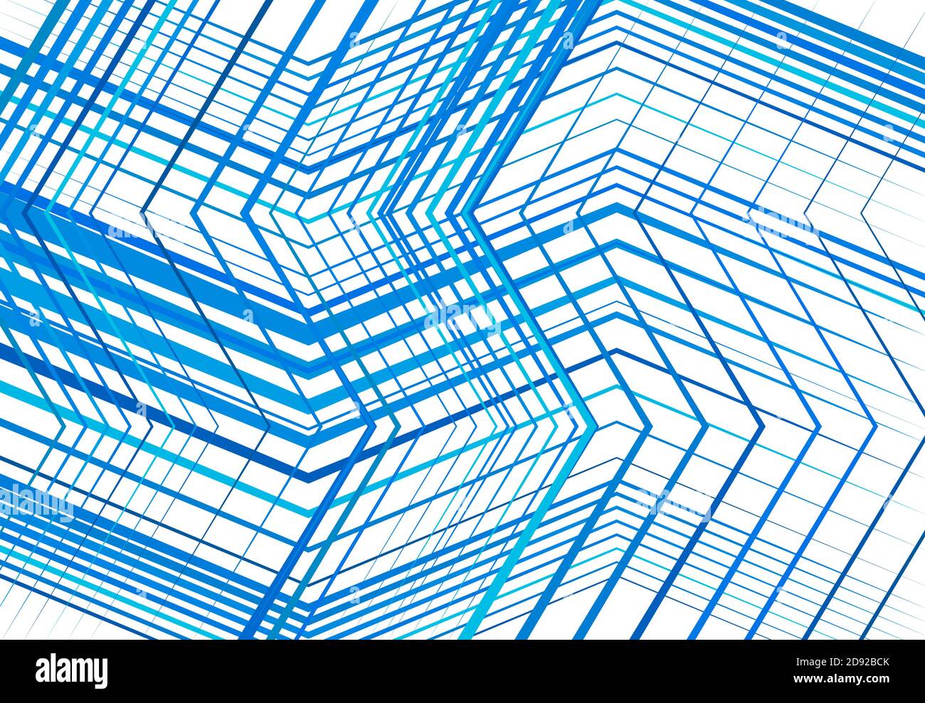 Zig-zag, criss-cross, serrated, crinkled angular grid, mesh, lattice or ...