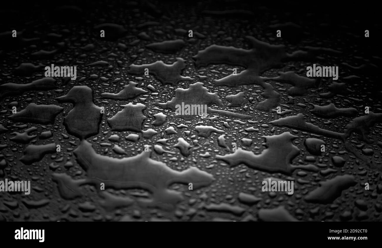 Rain drop circle Black and White Stock Photos & Images - Alamy