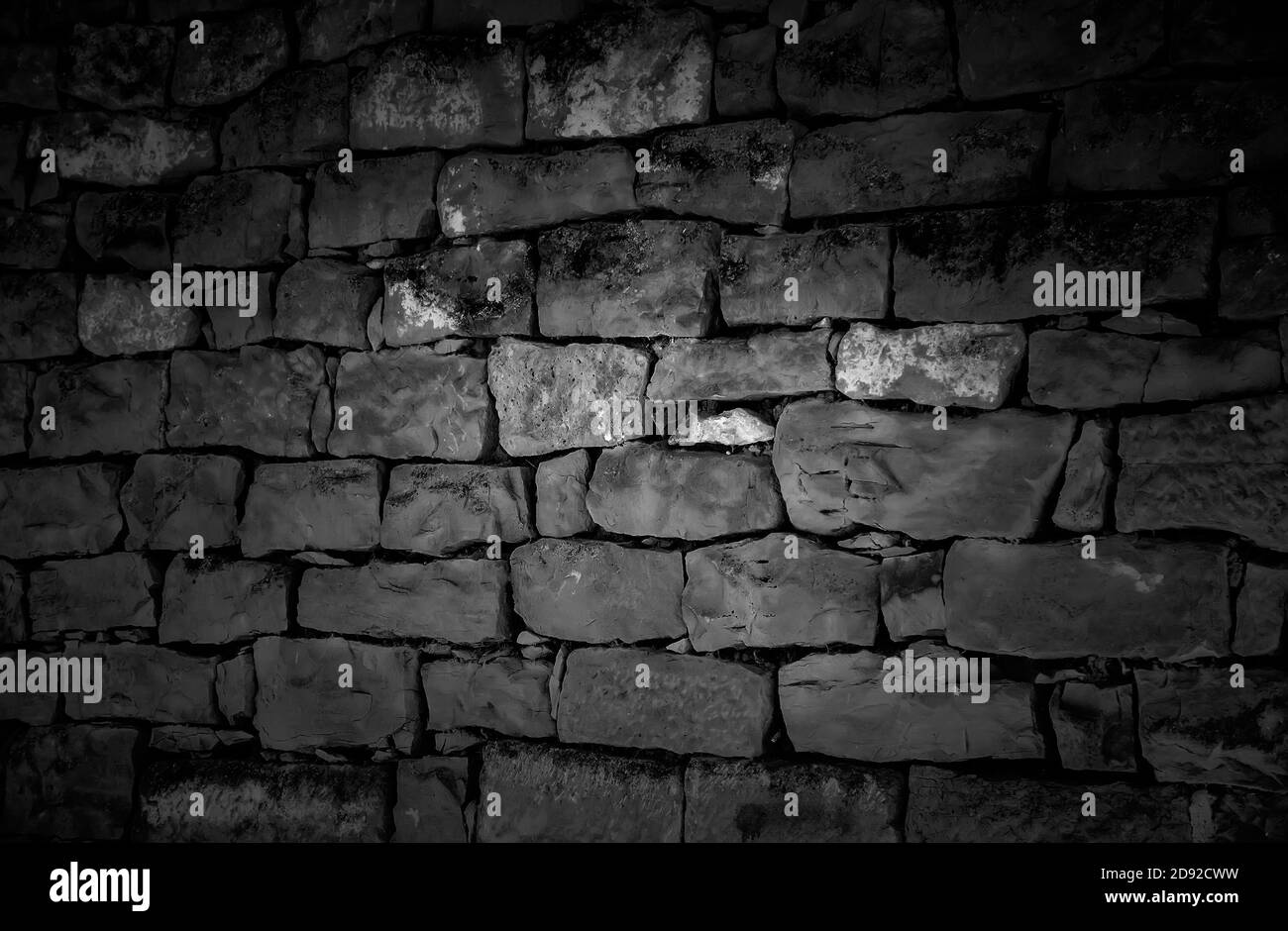 Textured stone wall, decoration detail, facade Stock Photo