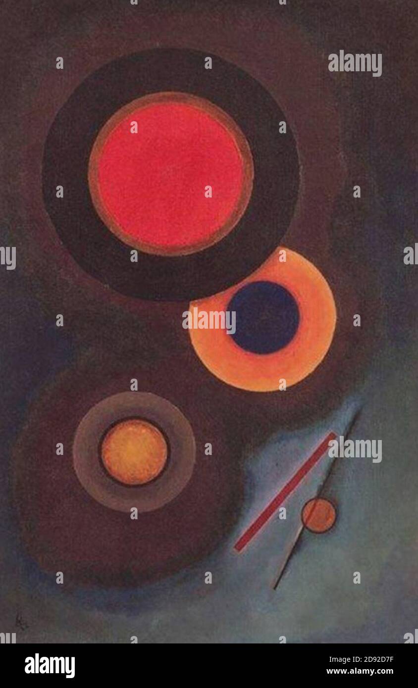 Kandinsky - Composition with Circles and Lines, 1926. Stock Photo