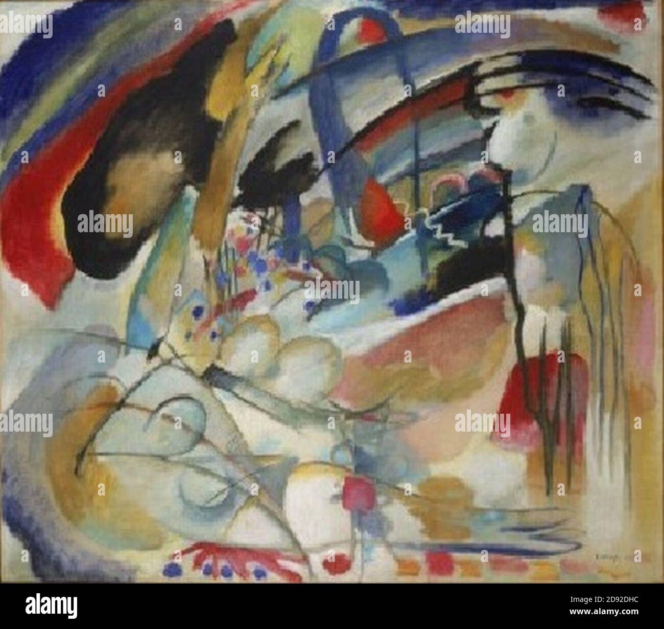 Kandinsky - Improvisation 33 (Orient I) 1913 Stock Photo - Alamy