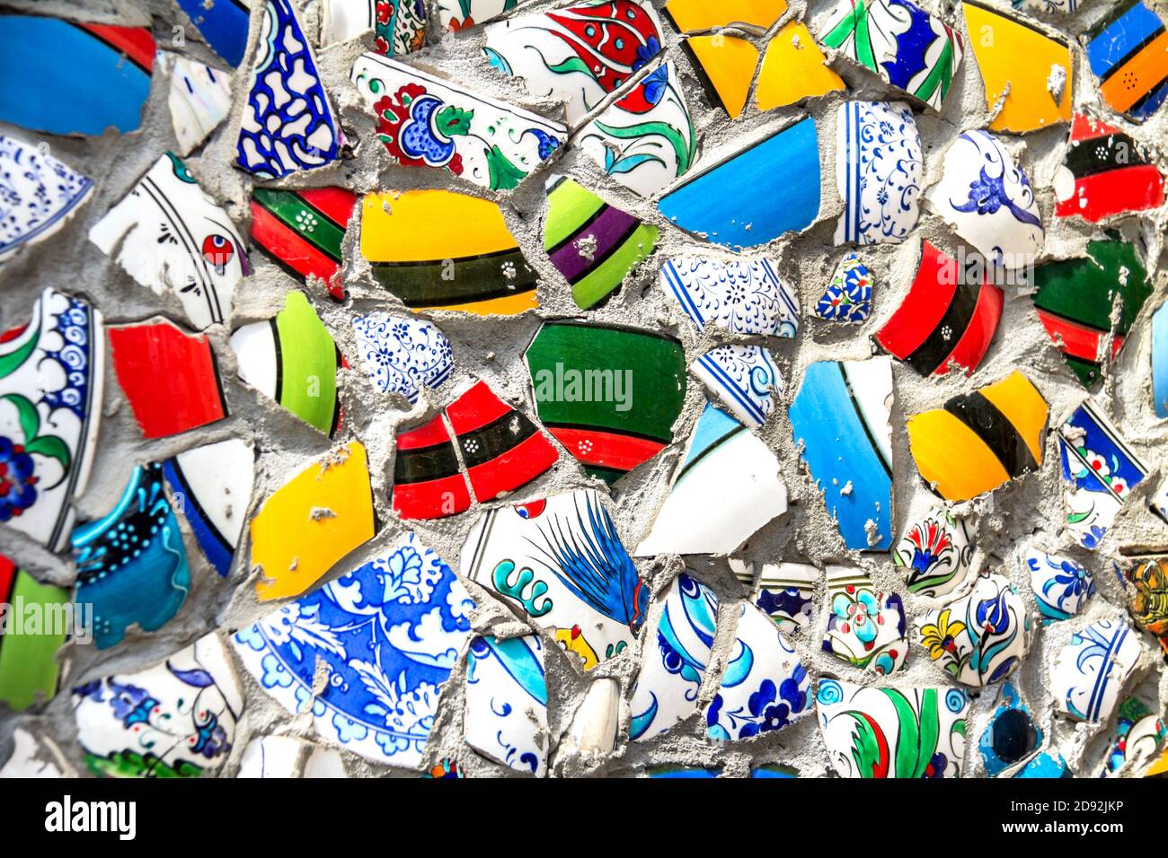 Mosaic from broken ceramic tiles hi-res stock photography and images ...