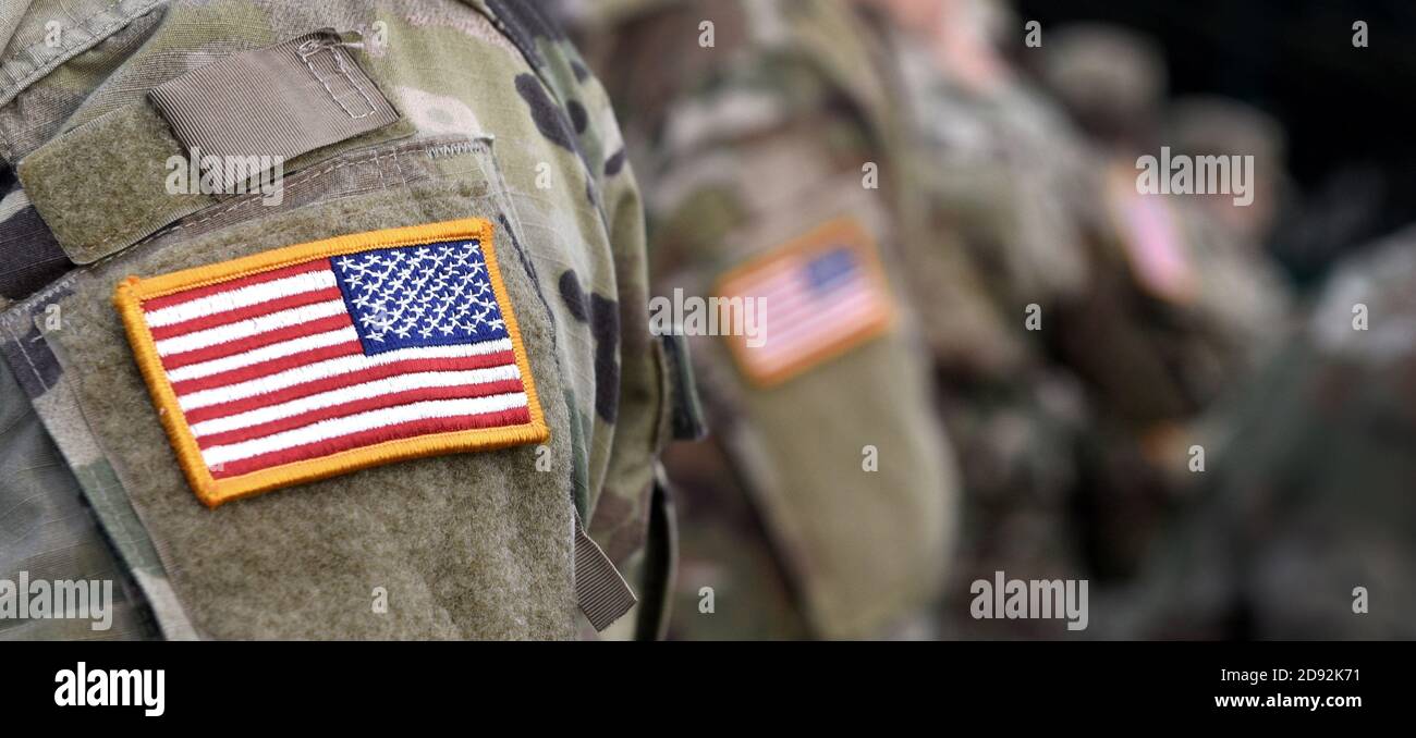 Veterans Day. US soldier. US Army. The United States Armed Forces. American Military Stock Photo