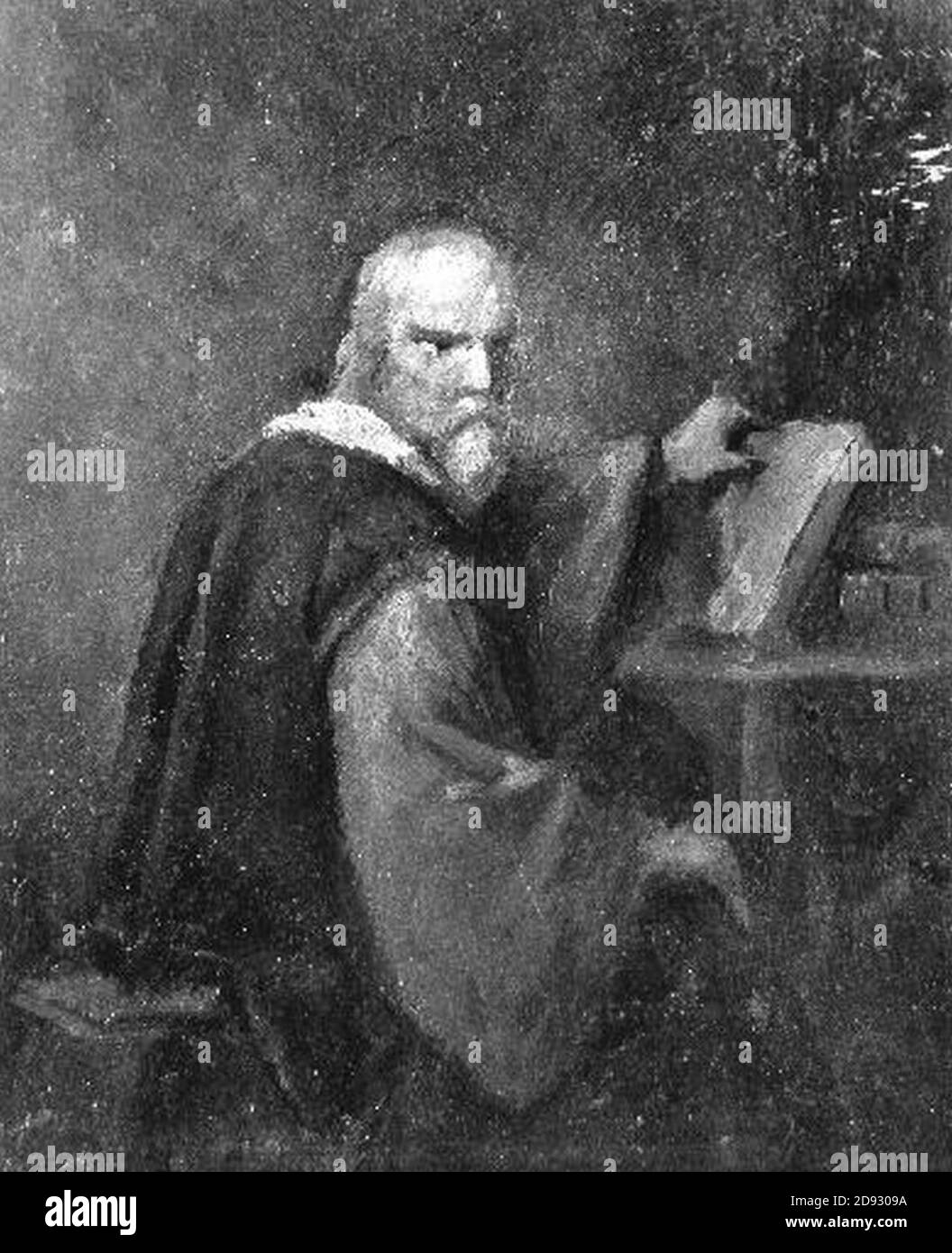 Karel Javurek 30. 7. 1815-24. 3. 1909 - Autoportret. Stock Photo