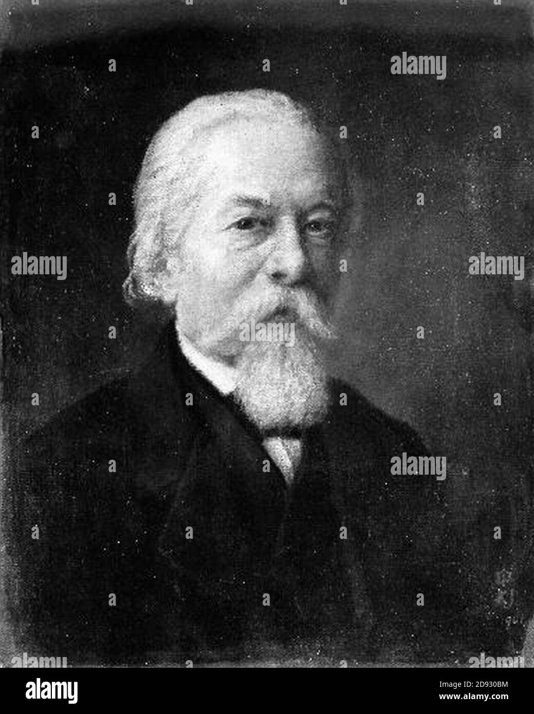 Karel Javurek 30. 7. 1815-24. 3. 1909 - Vlastni podobizna. Stock Photo