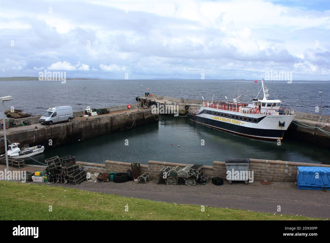 John O'Groats harbour, Caithness, Scotland Stock Photo