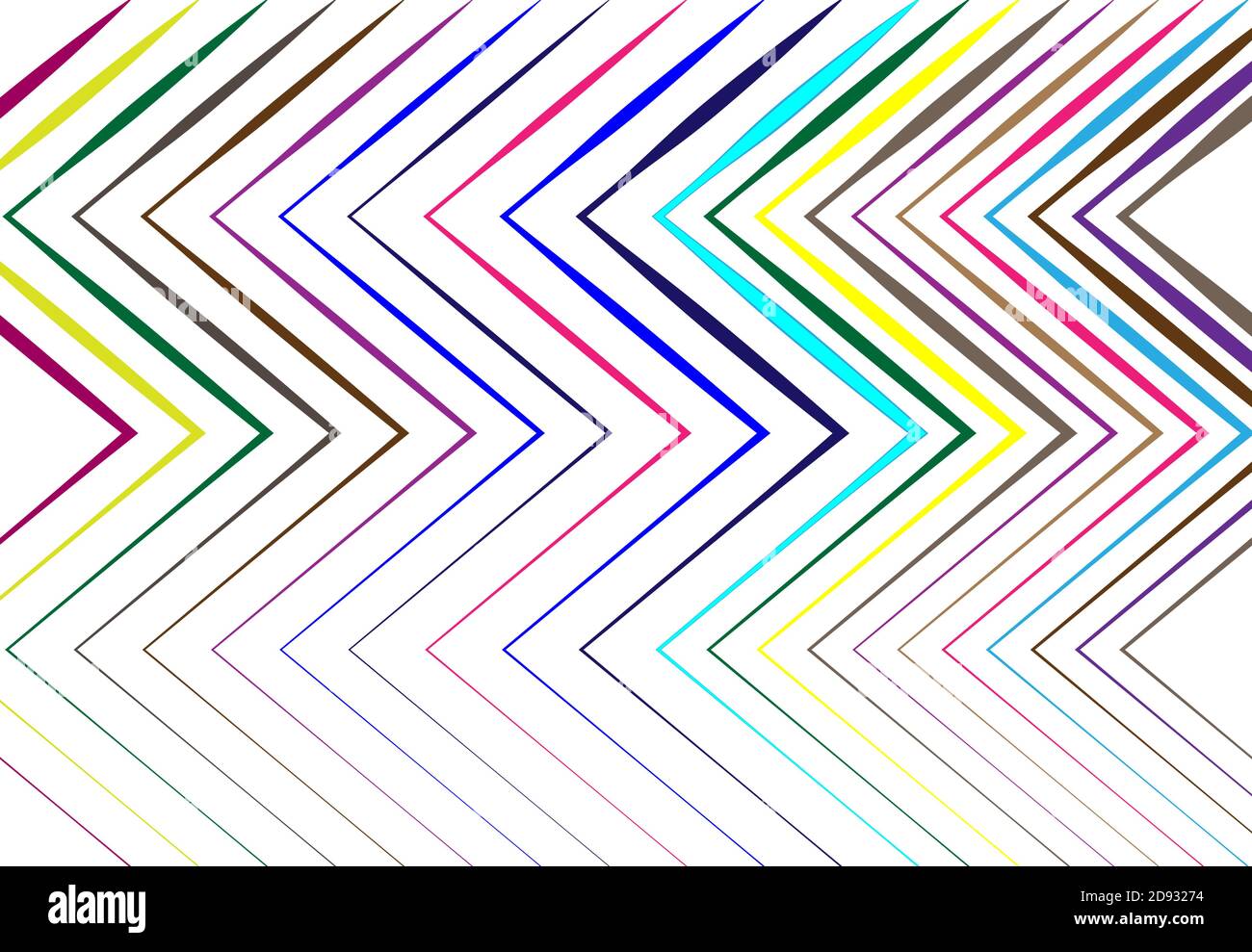 Corrugated, creased, wavy, zig-zag, criss-cross lines abstract geometric  colorful, multi-color pattern, background, texture or backdrop Stock Vector  Image & Art - Alamy