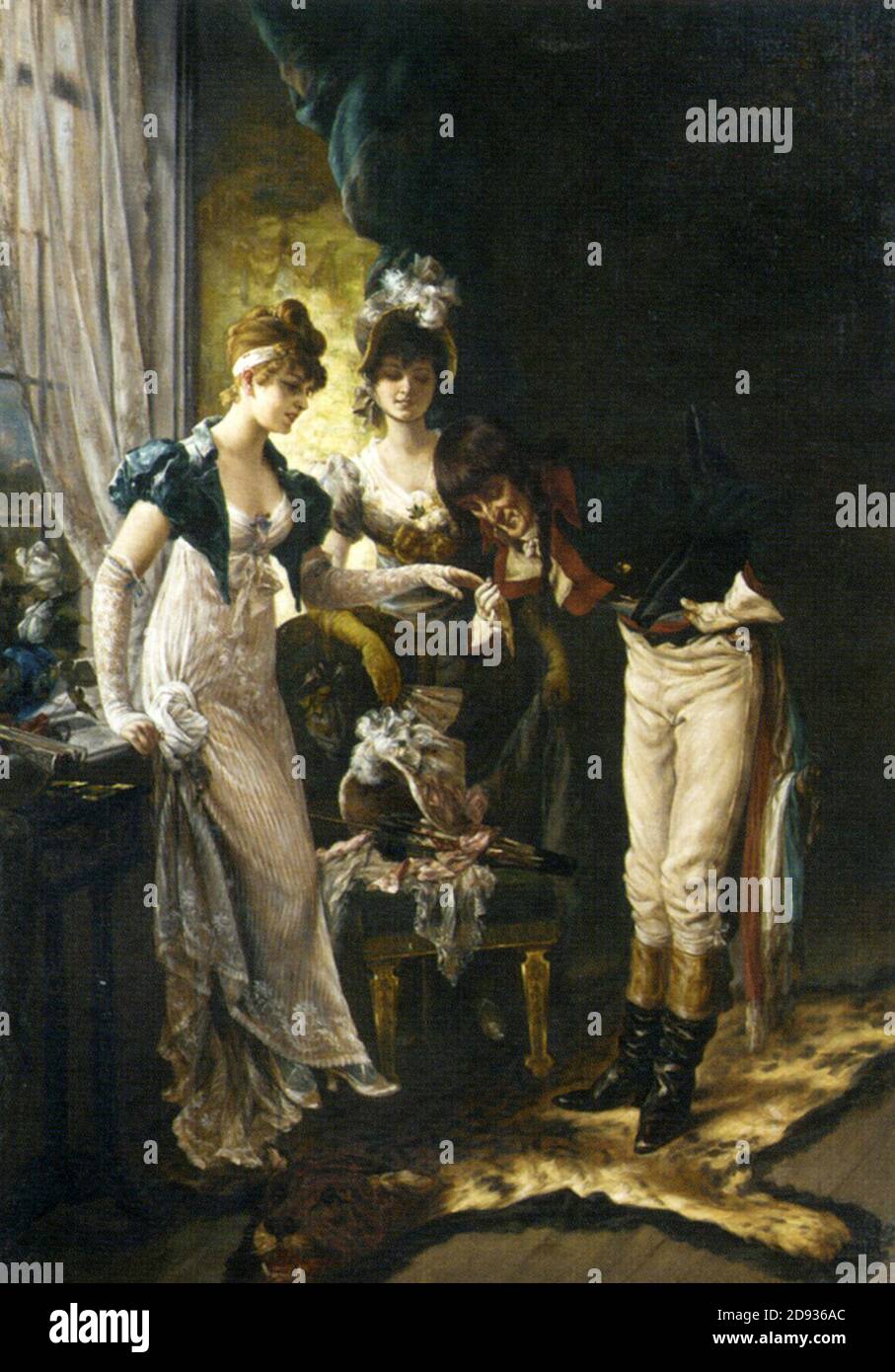 Karl Gampenrieder The Introduction 1889 Stock Photo Alamy