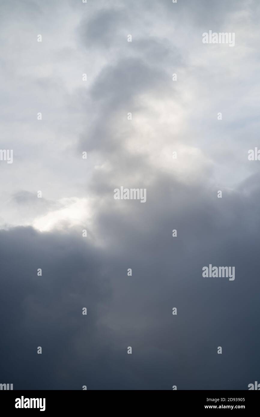 High resolution sky background image for use as sky replacement. Stock Photo