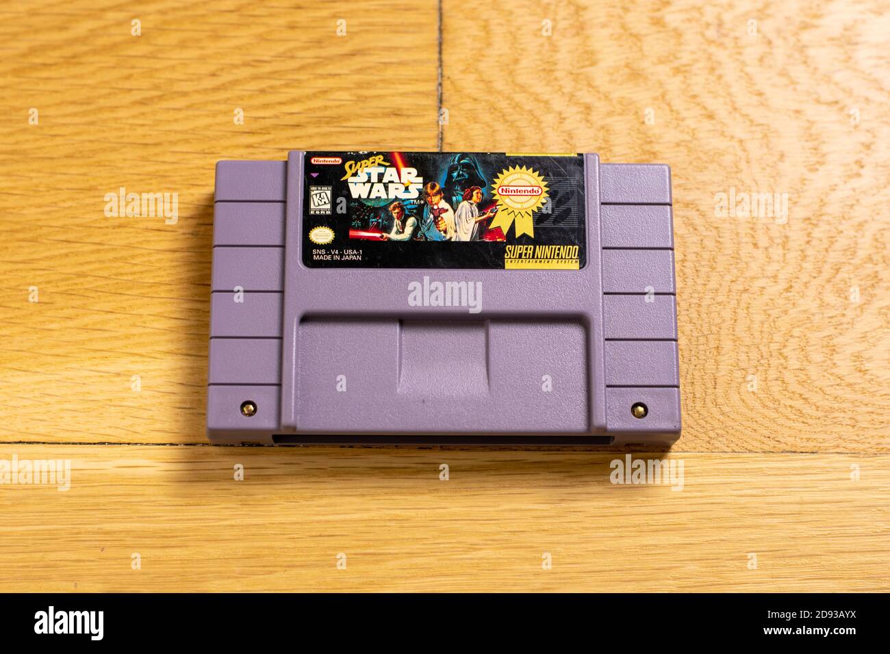 October 25, 2020 - Elkins Park, PA: A Cartridge of Super Star Wars for the  Super Nintendo Entertainment System, a Popular Retro Title Stock Photo -  Alamy