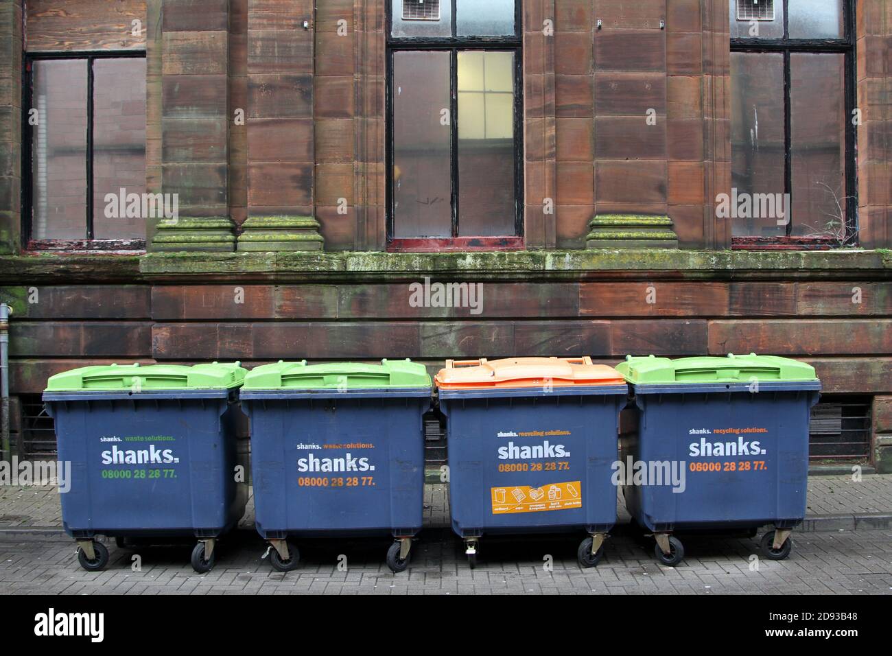Wheelie Bin Collection Scotland High Resolution Stock Photography and