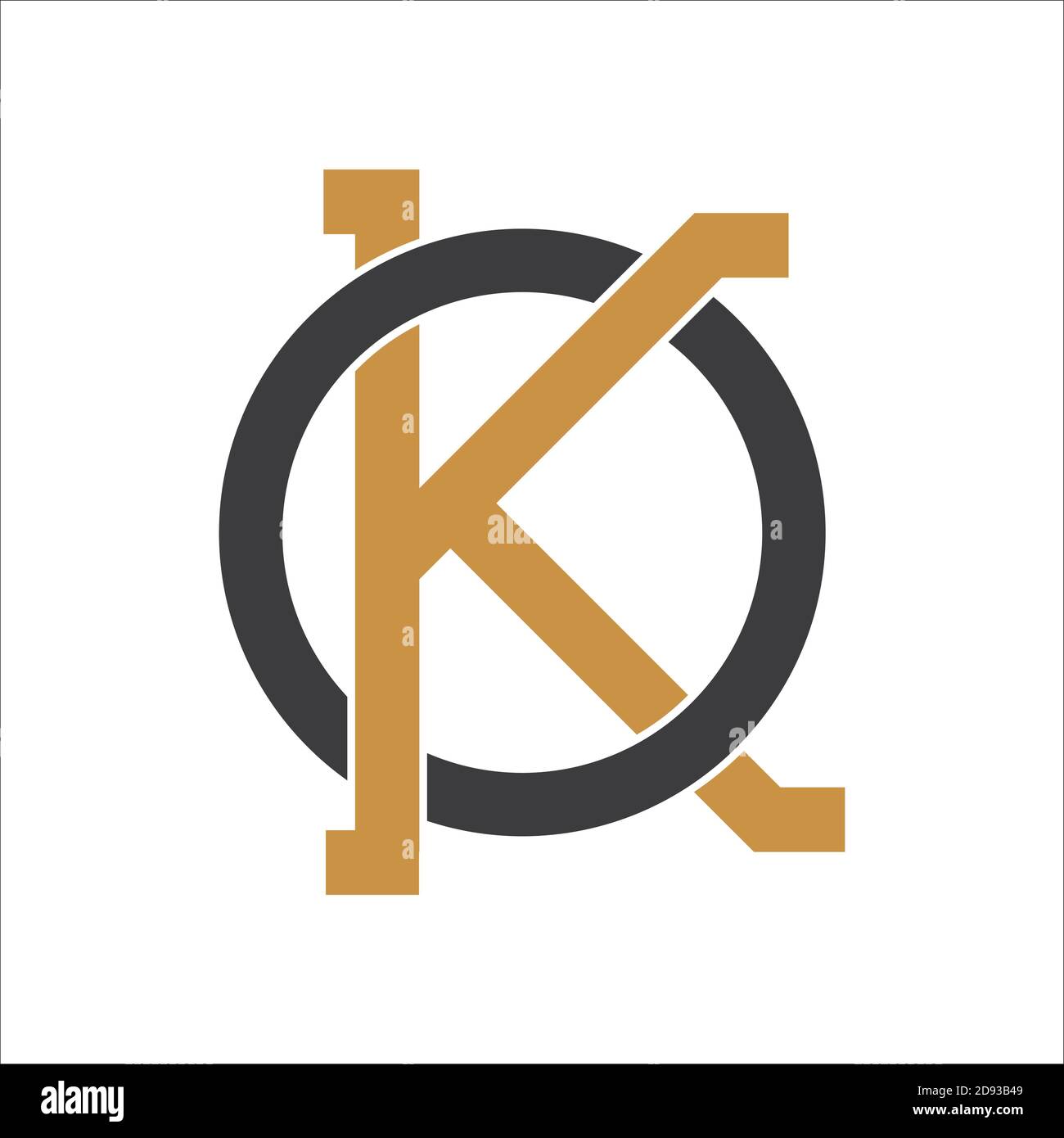 Initial letter ko logo or ok logo vector design template Stock Vector ...
