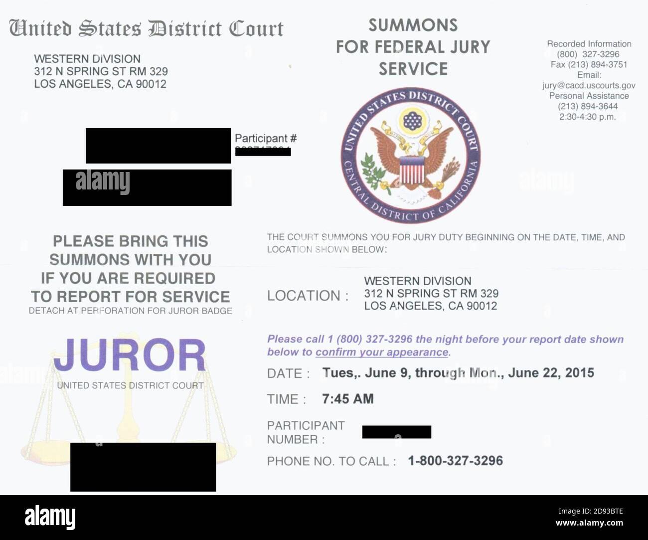 Jury Summons Stock Photo Alamy jury-summons-stock-photo-alamy