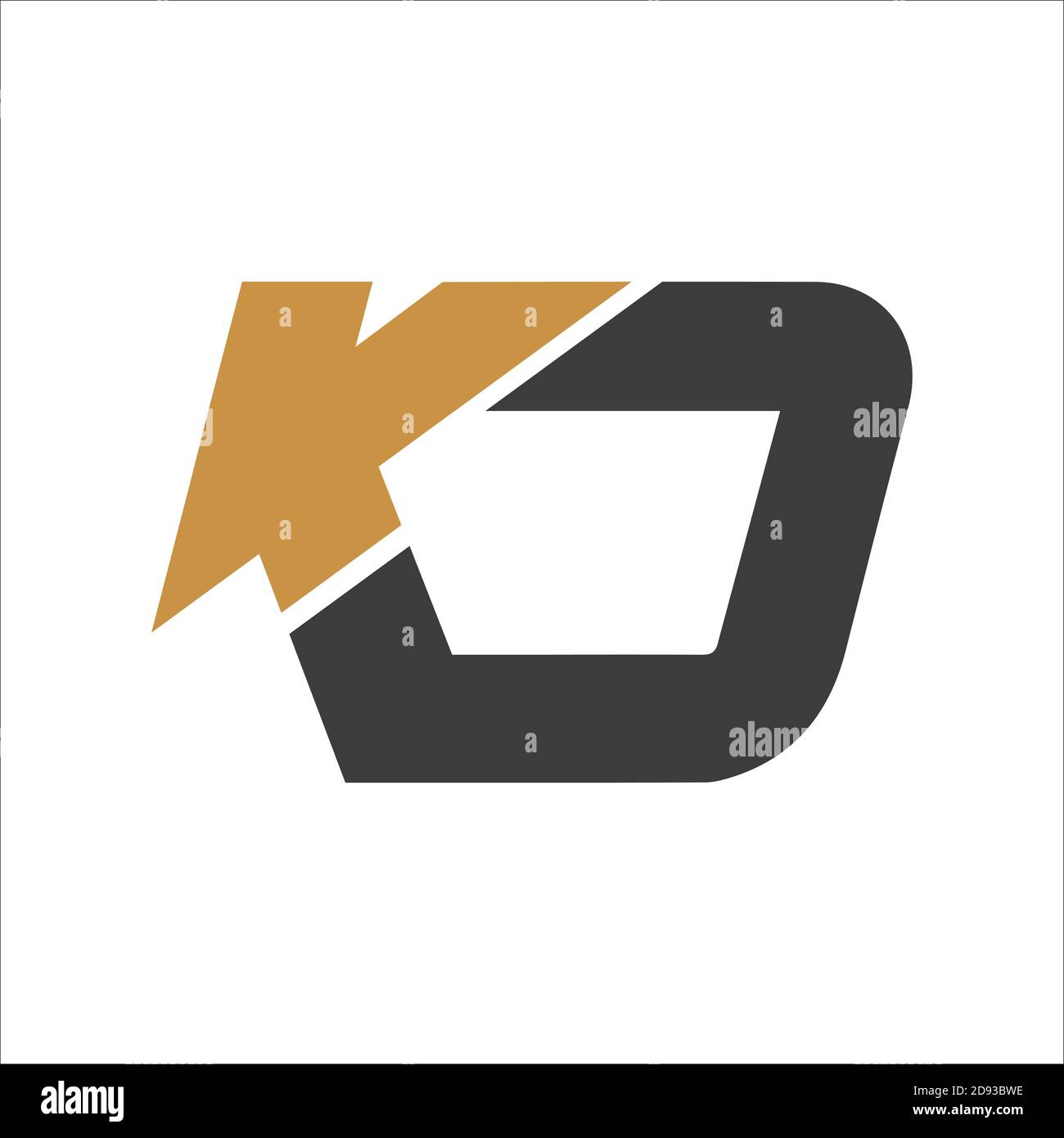 Initial letter ko logo or ok logo vector design template Stock Vector ...