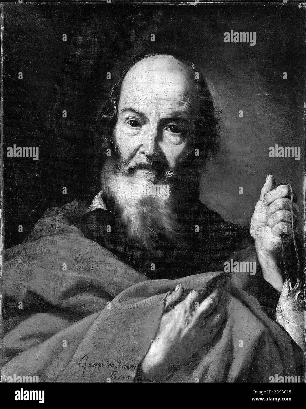 Jusepe de Ribera - Saint Andrew Stock Photo - Alamy
