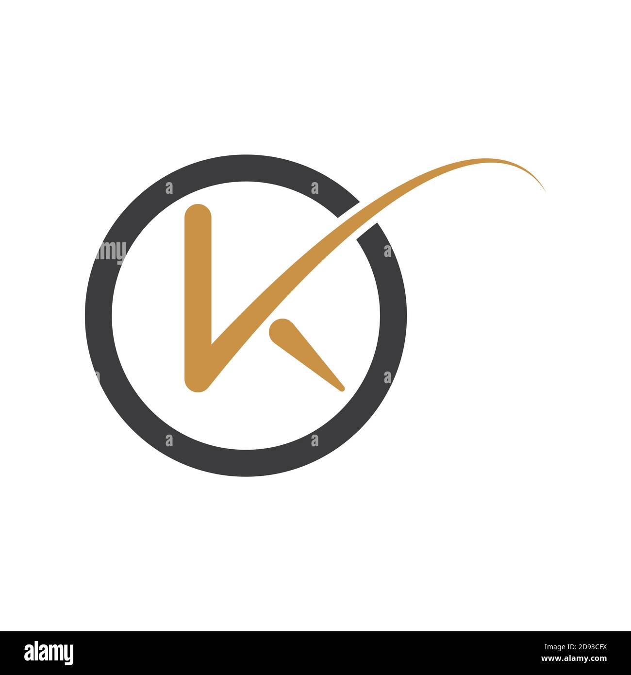 Initial letter ko logo or ok logo vector design template Stock Vector ...