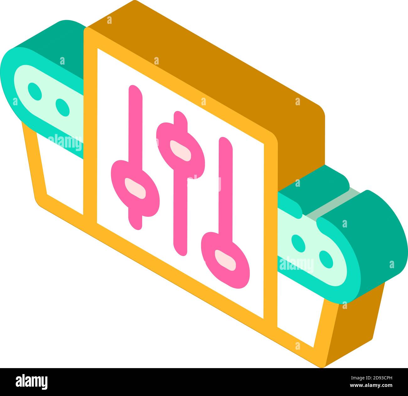 conveyor settings isometric icon vector illustration sign Stock Vector ...
