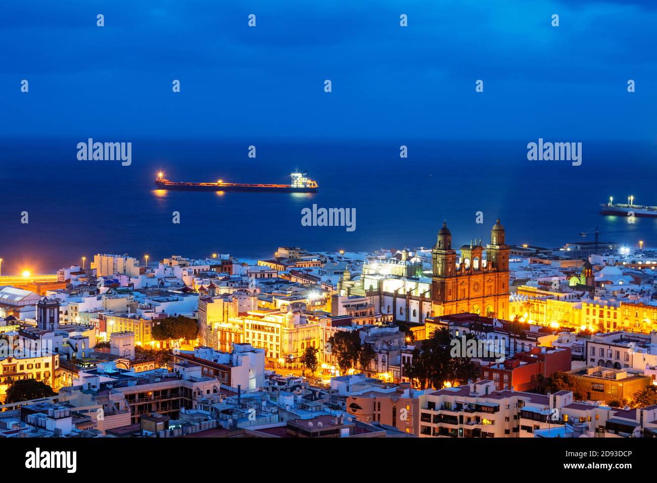 Europe, Spain, Canary Islands, Gran Canaria, Santa Cruz de Gran Canaria, Cathedral de Santa Ana Stock Photo